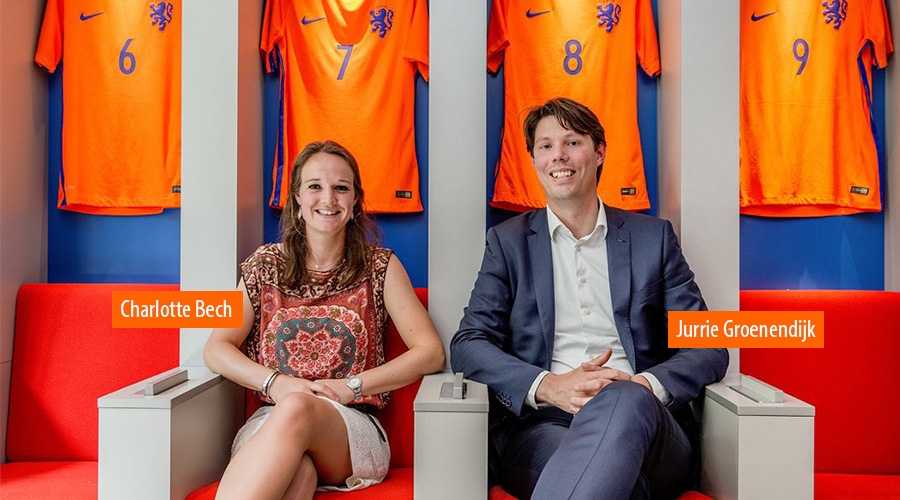 Charlotte Bech en Jurrie Groenendijk