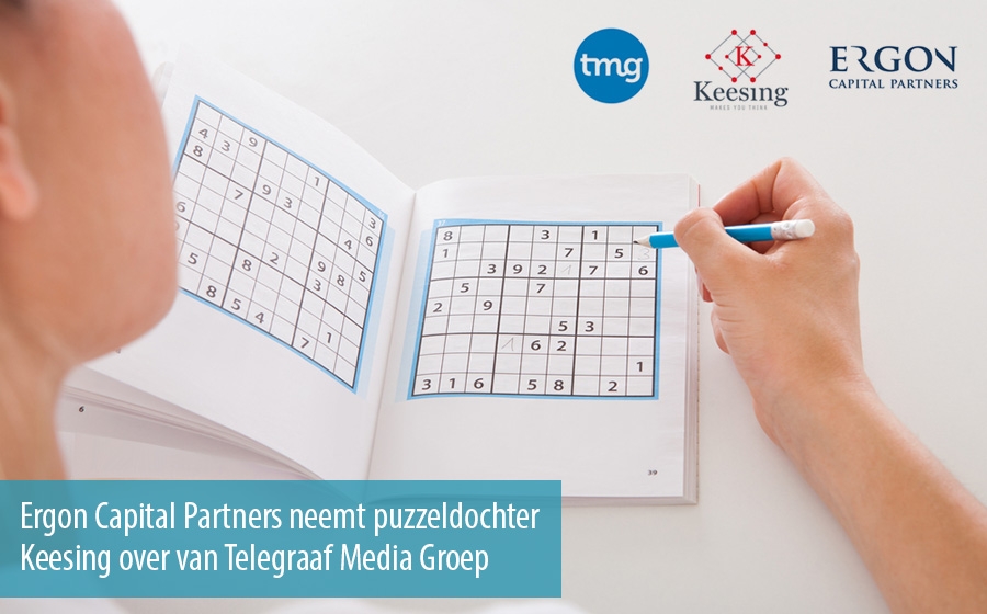 Ergon Capital Partners neemt puzzeldochter  Keesing over van Telegraaf Media Groep