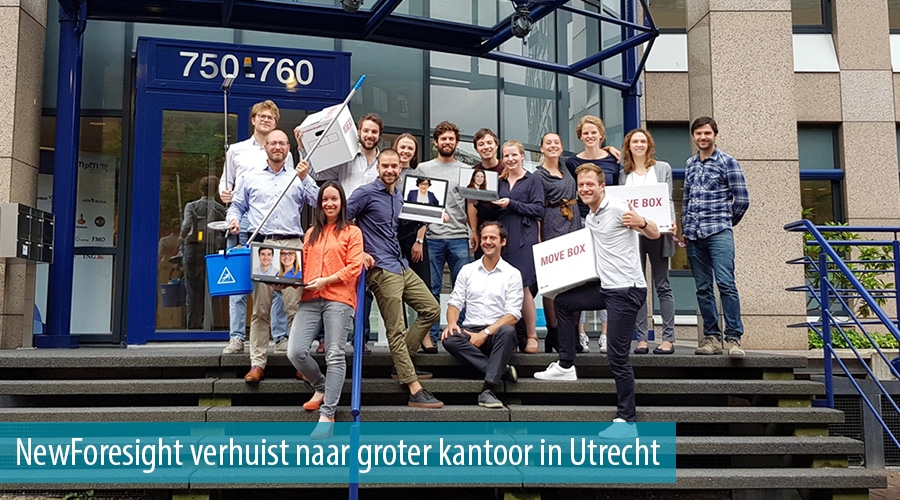 NewForesight verhuist naar groter kantoor in Utrecht NewForesight verhuist naar groter kantoor in Utrecht