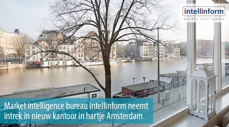 Market intelligence bureau intellinform neemt intrek in nieuw kantoor in hartje Amsterdam