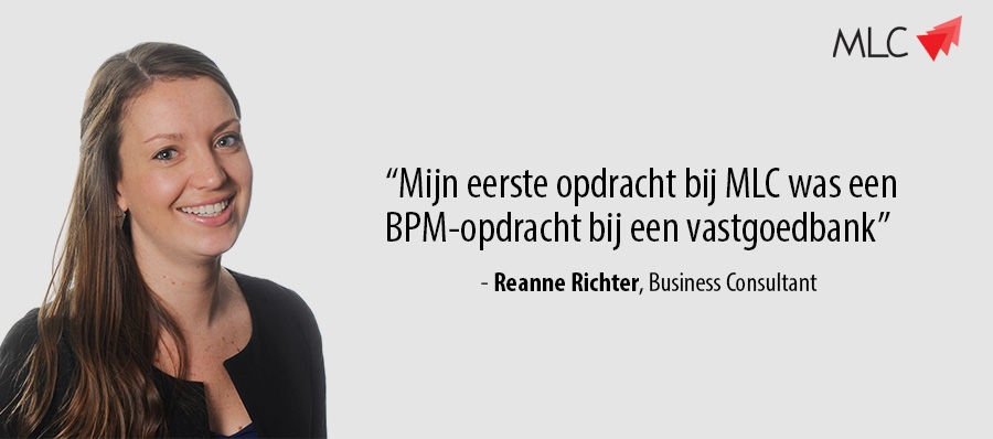 Mijn eerste opdracht bij MLC was een BPM-opdracht bij een vastgoedbank