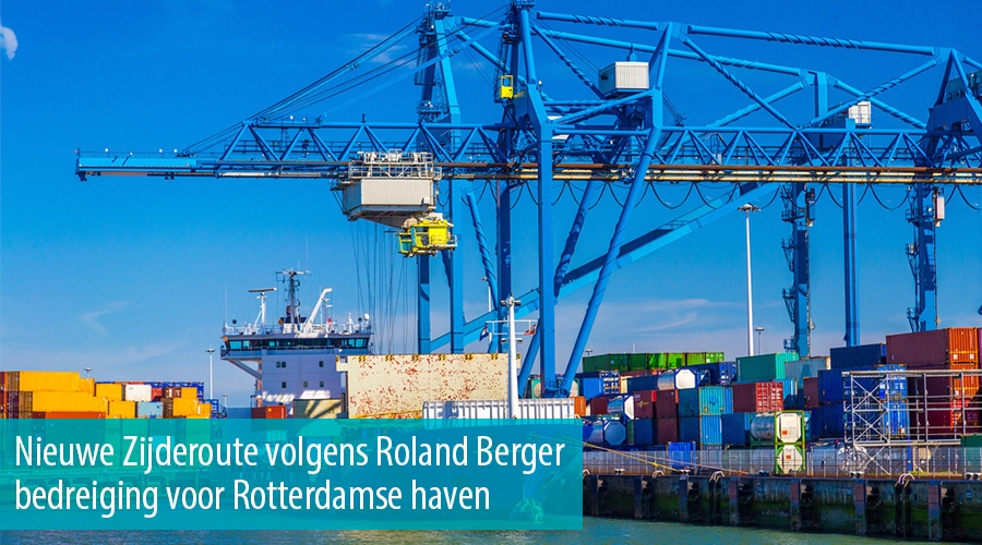 Nieuwe Zijderoute volgens Roland Berger bedreiging voor Rotterdamse haven Nieuwe Zijderoute volgens Roland Berger bedreiging voor Rotterdamse haven