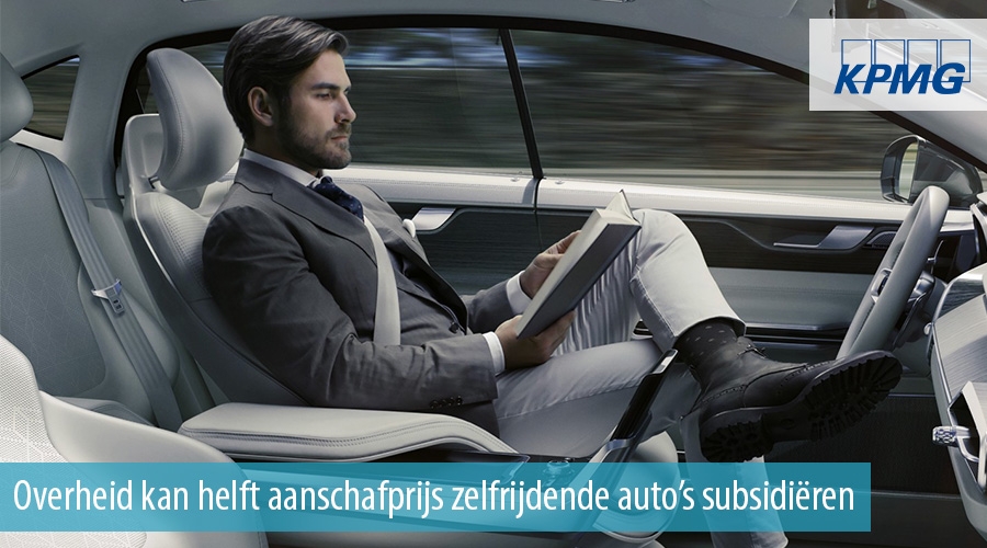 Overheid kan helft aanschafprijs zelfrijdende auto’s subsidiëren