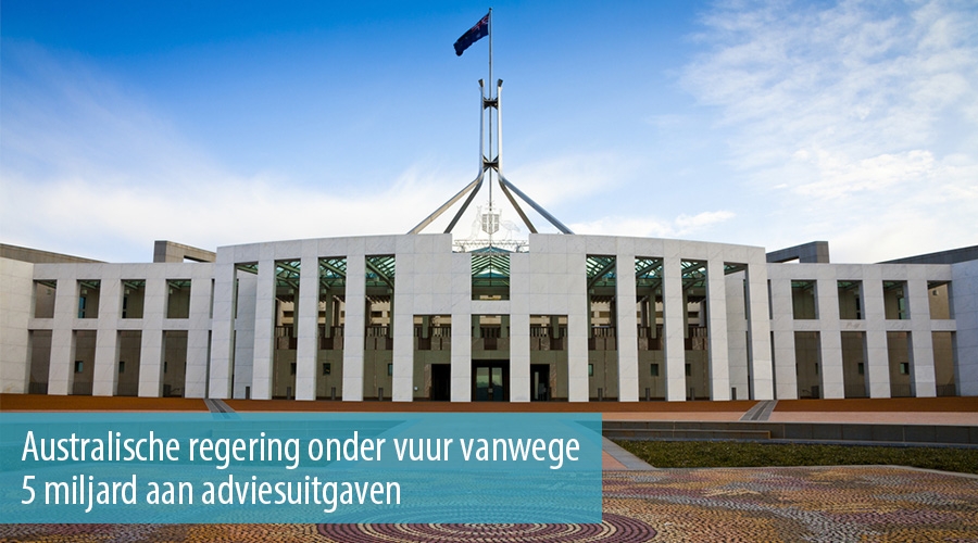 Australische regering onder vuur vanwege 5 miljard aan adviesuitgaven