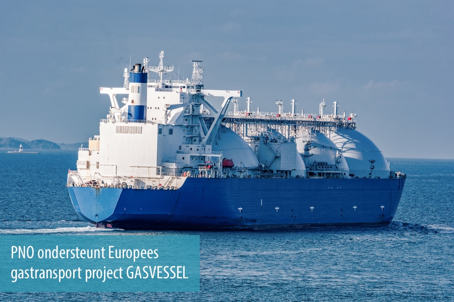 PNO ondersteunt Europees gastransport project GASVESSEL