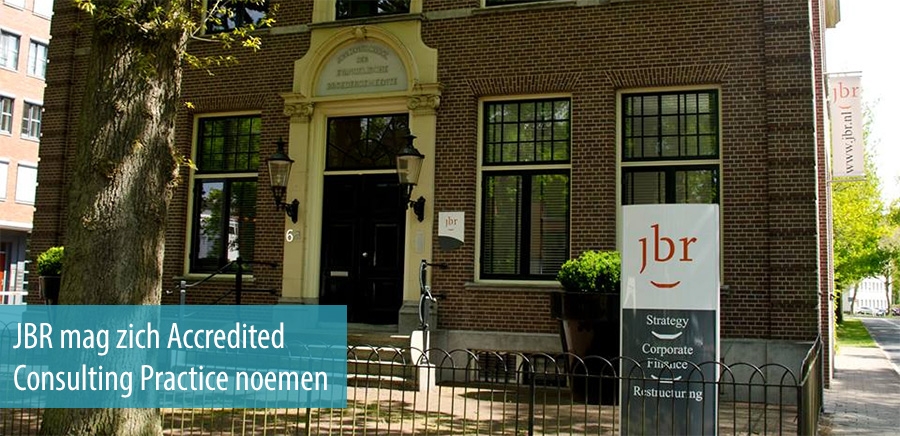 JBR mag zich Accredited Consulting Practice noemen