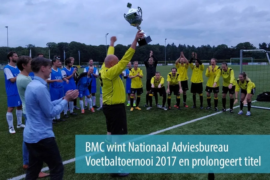 BMC wint Nationaal Adviesbureau Voetbaltoernooi 2017