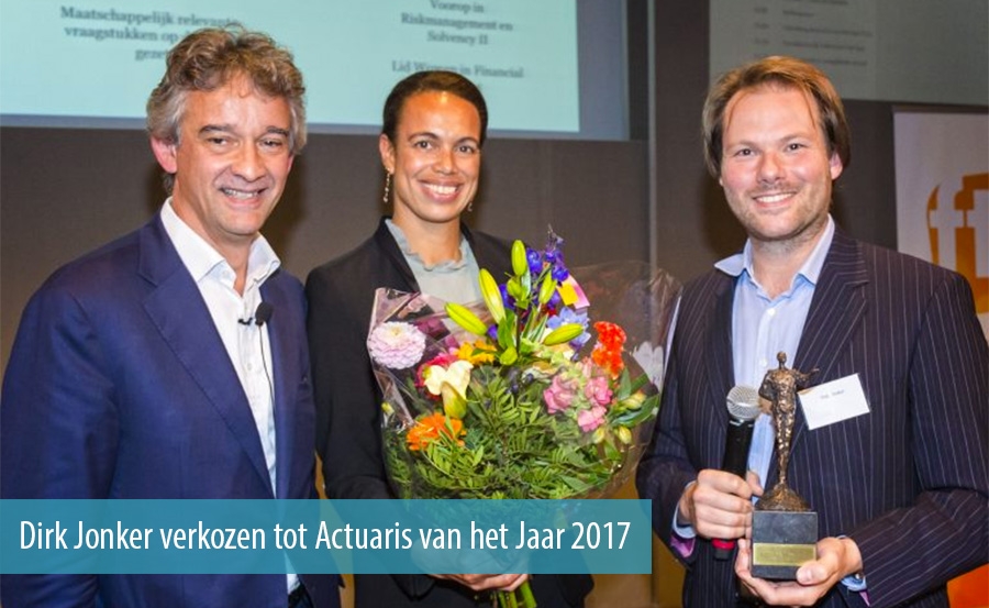 Dirk Jonker verkozen tot Actuaris van het Jaar 2017