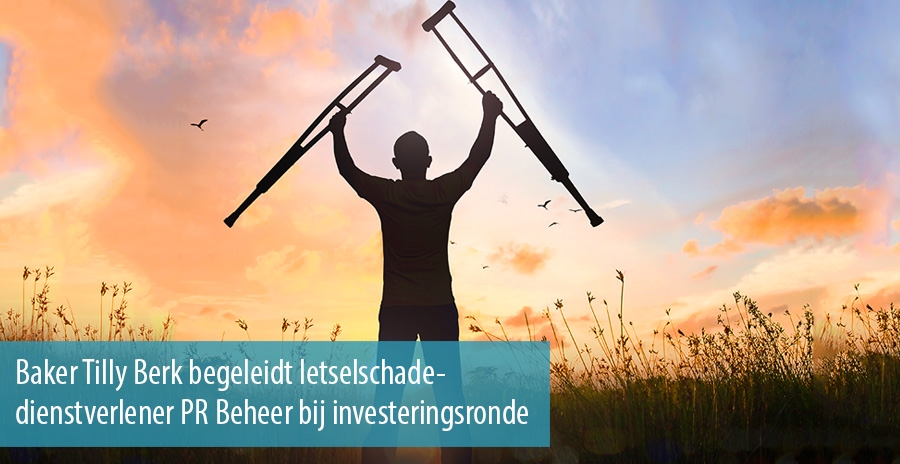 Baker Tilly Berk begeleidt letselschade-dienstverlener PR Beheer bij investeringsronde