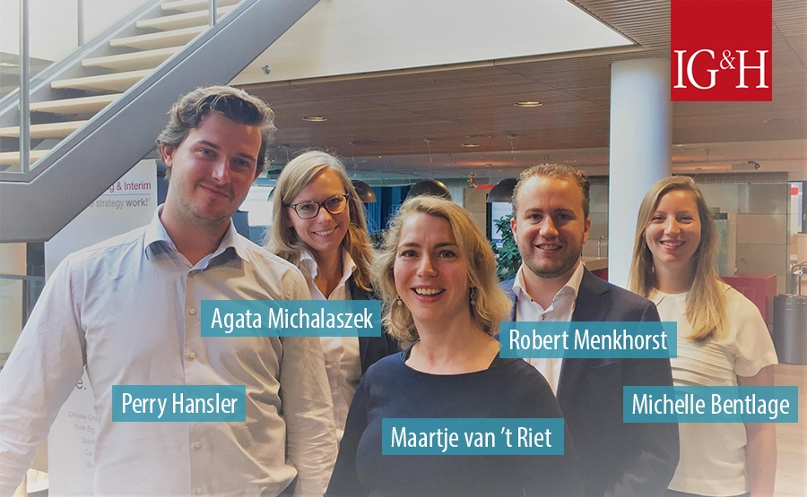 Vijf nieuwe consultants voor IG&H Consulting & Interim Vijf nieuwe consultants voor IG&H Consulting & Interim