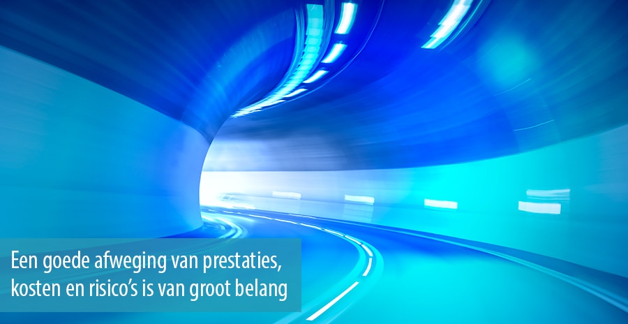 Een goede afweging van prestaties, kosten en risico’s is van groot belang Een goede afweging van prestaties, kosten en risico’s is van groot belang