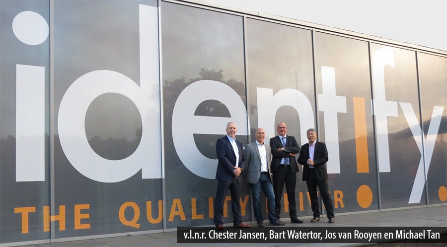 Chester Jansen, Bart Watertor, Jos van Rooyen en Michael Tan