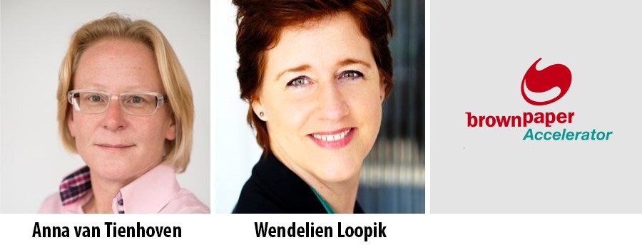 Anna van Tienhoven en Wendelien Loopik naar Brown Paper Accelerator Anna van Tienhoven en Wendelien Loopik naar Brown Paper Accelerator