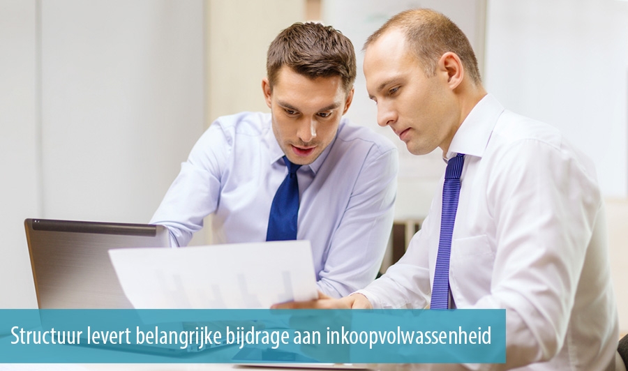 Structuur levert belangrijke bijdrage aan inkoopvolwassenheid