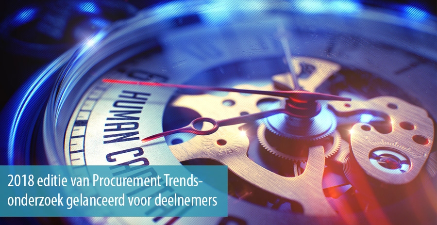 2018 editie van Procurement Trends-onderzoek gelanceerd voor deelnemers