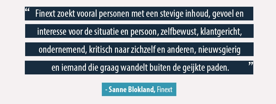 Quote Sanne Blokland, Finext