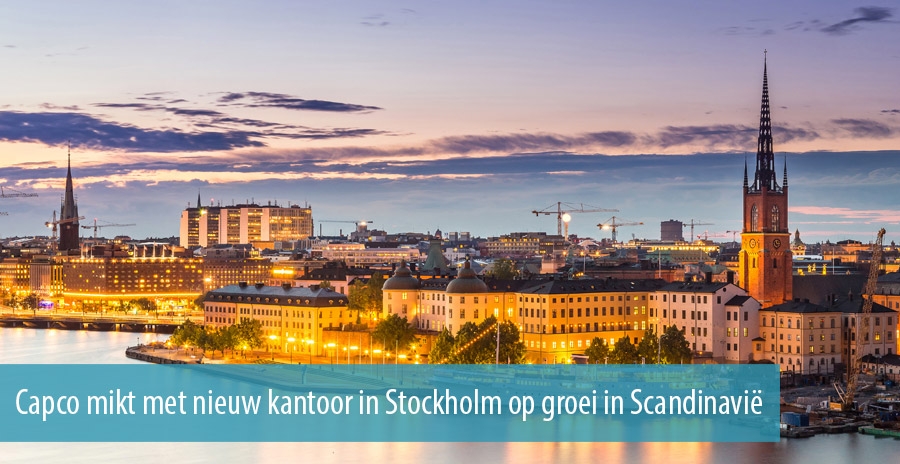 Capco mikt met nieuw kantoor in Stockholm op groei in Scandinavi&euml;;