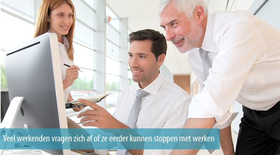 Jonge en oude werknemer