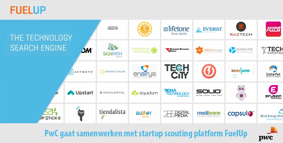 PwC gaat samenwerken met startup scouting platform FuelUp