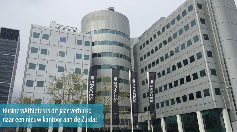 BusinessAthletes is dit jaar verhuisd naar een nieuw kantoor aan de Zuidas