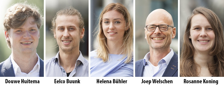 Douwe Huitema, Eelco Buunk, Helena Bühler, Joep Welschen, Rosanne Koning Douwe Huitema, Eelco Buunk, Helena Bühler, Joep Welschen, Rosanne Koning