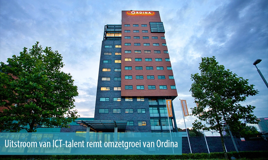 Uitstroom van ICT-talent remt omzetgroei van Ordina