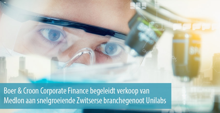 Boer & Croon Corporate Finance begeleidt verkoop van Medlon aan snelgroeiende Zwitserse branchegenoot Unilabs