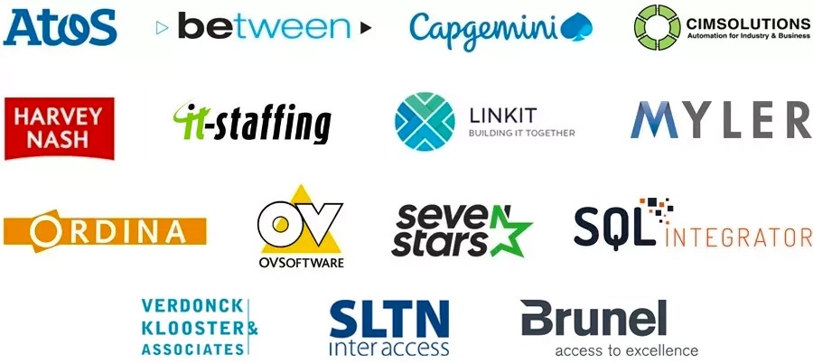 De geselecteerde partijen voor het ICT raamovereenkomst van de Belastingdienst