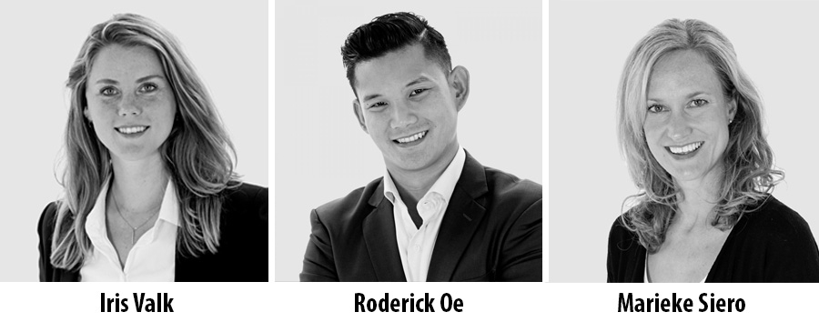 Iris Valk, Roderick Oe and Marieke Siero - been mc