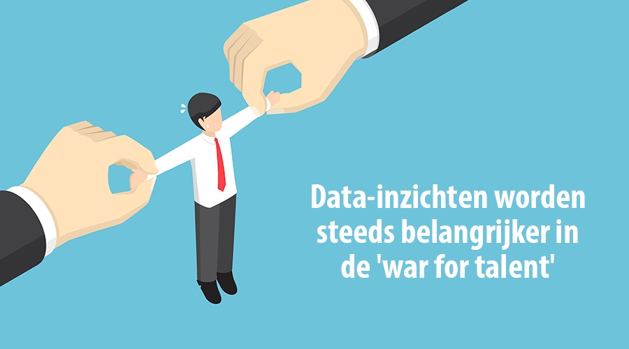 Data-inzichten worden steeds belangrijker in de 'war for talent' Data-inzichten worden steeds belangrijker in de 'war for talent'