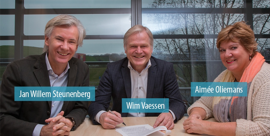 Jan Willem Steunenberg, Wim Vaessen en Aim&eacute;e Oliemans