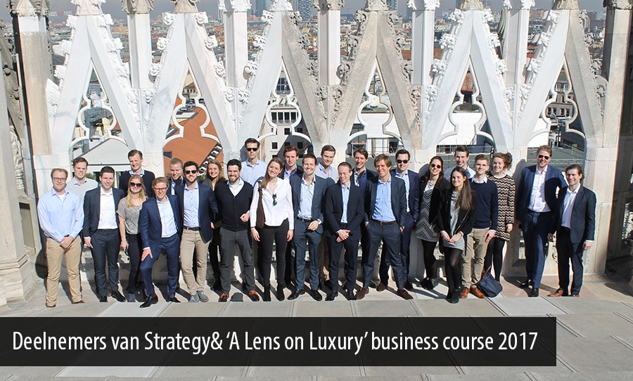 Deelnemers van Strategy& ‘A Lens on Luxury’ business course 2017