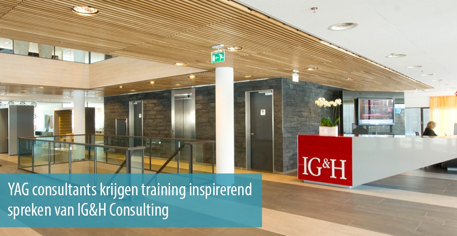 YAG consultants krijgen training inspirerend spreken van IG&H Consulting