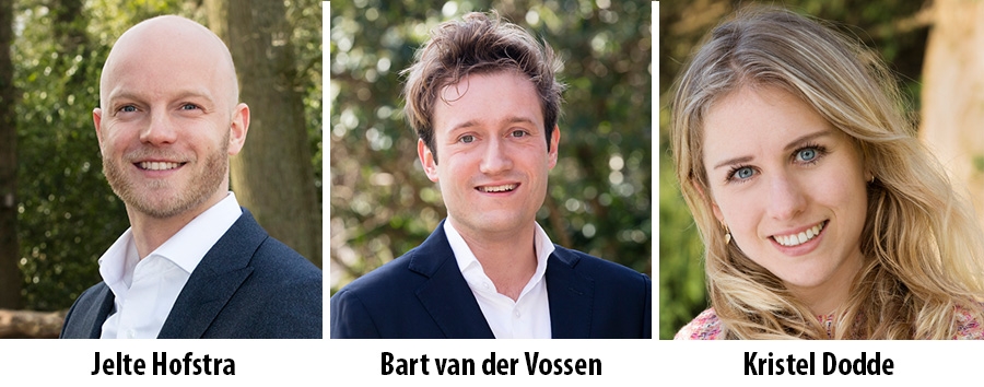 Jelte Hofstra, Bart van der Vossen, Kristel Dodde
