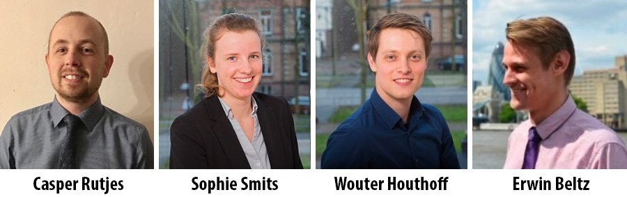 Casper Rutjes, Sophie Smits, Wouter Houthoff en Erwin Beltz