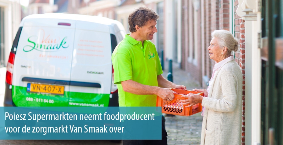 Poiesz Supermarkten neemt foodproducent voor de zorgmarkt Van Smaak over   