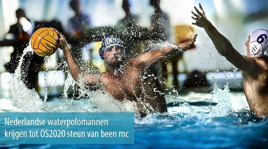 Nederlandse waterpolomannen krijgen tot OS2020 steun van been mc