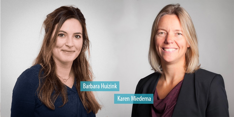 Barbara Huizink en Karen Miedema