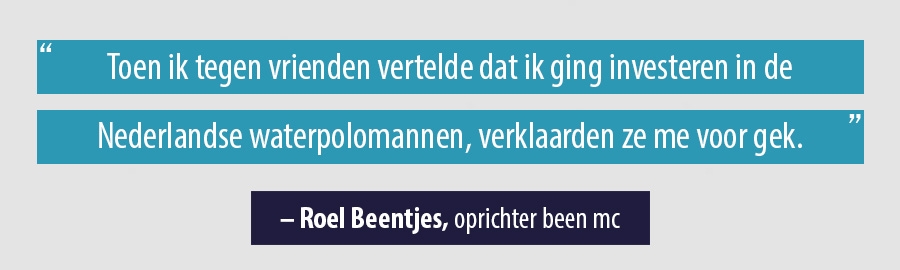 Quote Roel Beentjes, oprichter been mc