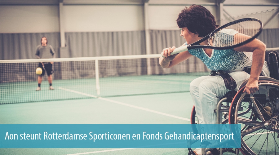 Aon steunt Rotterdamse Sporticonen en Fonds Gehandicaptensport