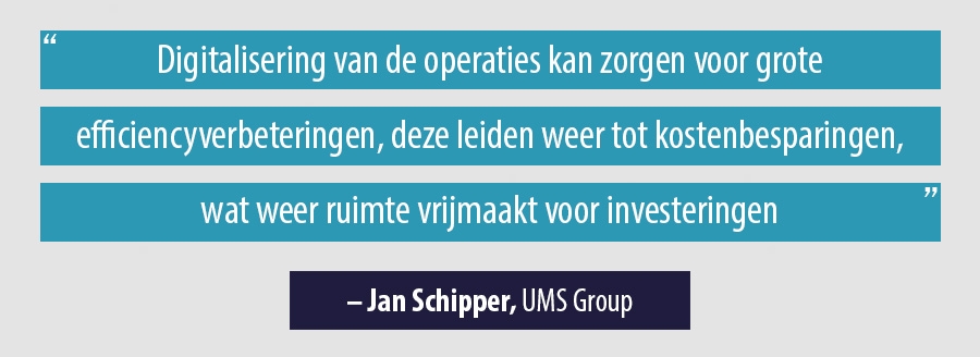 Quote Jan Schipper, UMS Group