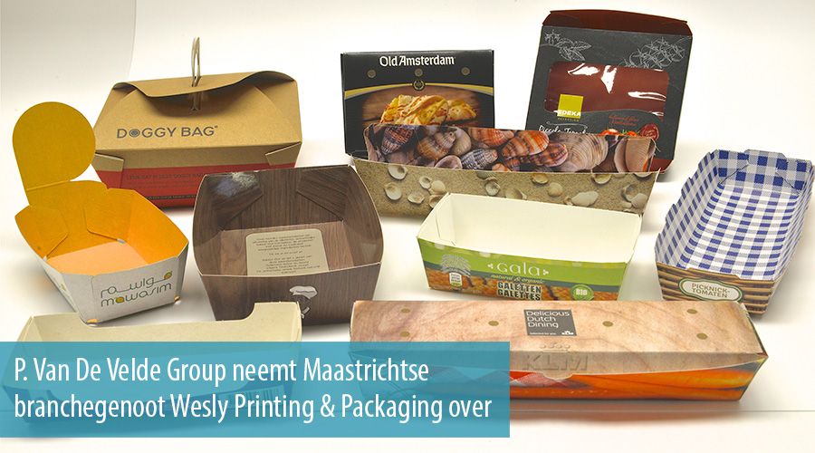 P. Van De Velde Group neemt Maastrichtse branchegenoot Wesly Printing & Packaging over