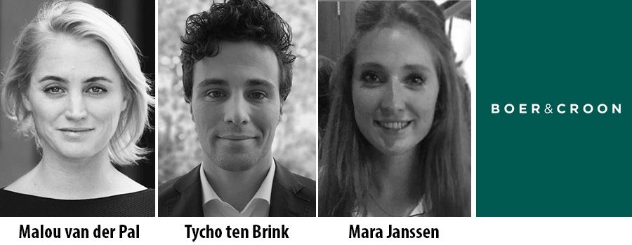Malou van der Pal, Tycho ten Brink en Mara Janssen - Boer & Croon Management