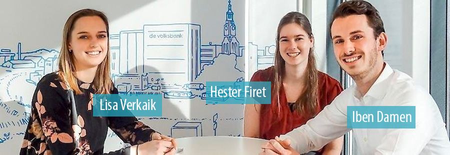 Lisa Verkaik, Hester Firet en Iben Damen