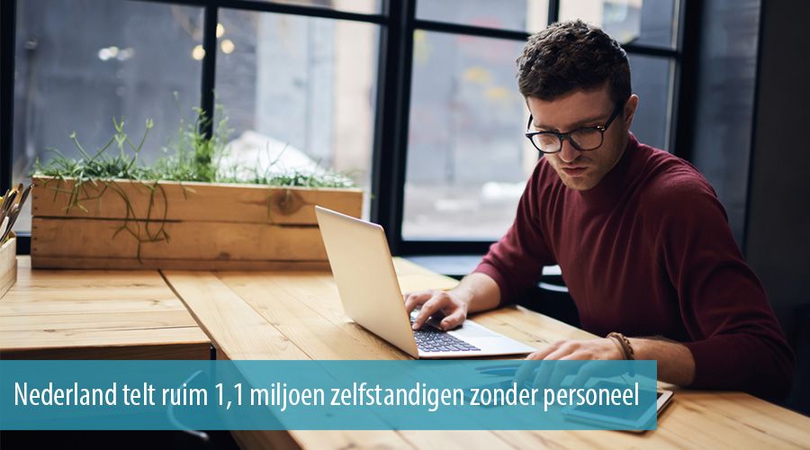 Nederland telt ruim 1,1 miljoen zelfstandigen zonder personeel