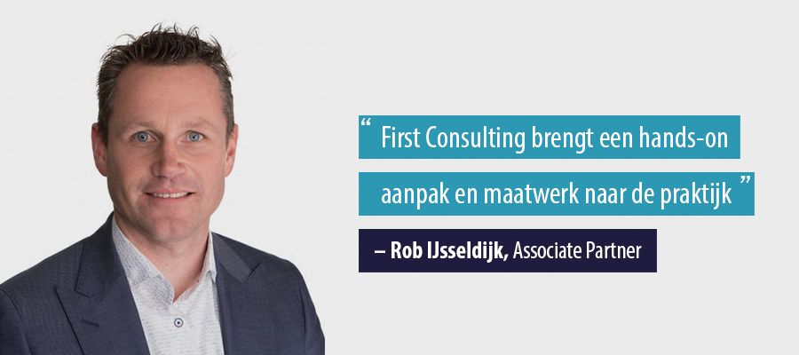 First Consulting brengt een hands-on aanpak en maatwerk naar de praktijk