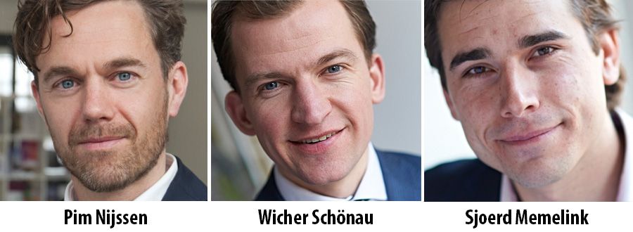 Pim Nijssen, Wicher Sch&ouml;nau en Sjoerd Memelink