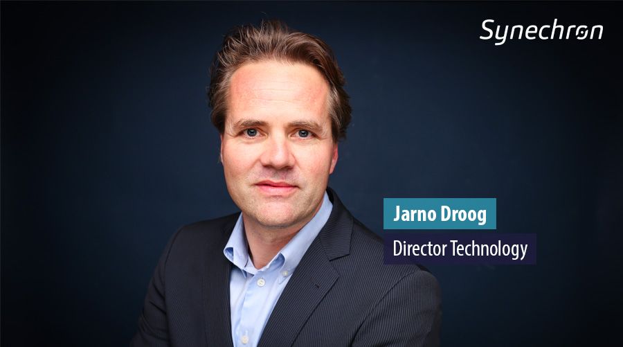 Jarno Droog start als Director Technology bij Synechron Nederland