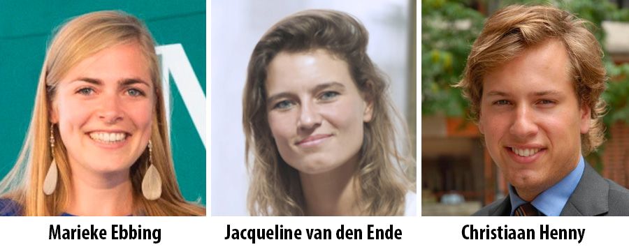 Marieke Ebbing, Jacqueline van den Ende en Christiaan Henny