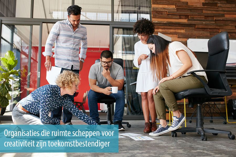 Organisaties die ruimte scheppen voor creativiteit zijn toekomstbestendiger Organisaties die ruimte scheppen voor creativiteit zijn toekomstbestendiger